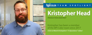 BPI Color Team-member Kristopher Head
