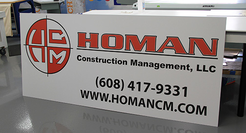 Hoffman Construction Sign
