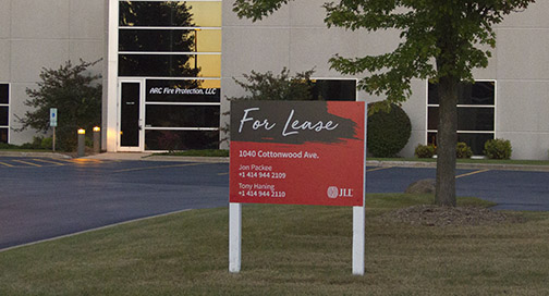 JLL For Lease Sign