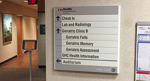 UW Health East Clinic Signage