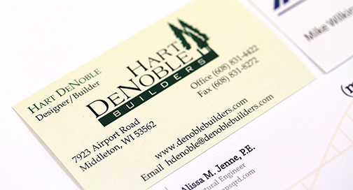 Business Cards printed at BPI Color