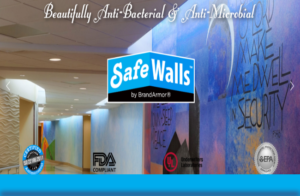 SafeWalls™ are a Type II wallcovering specially formulated for use in Healthcare, Food Service and Hospitality markets